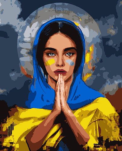 Картина за номерами «Молитва»