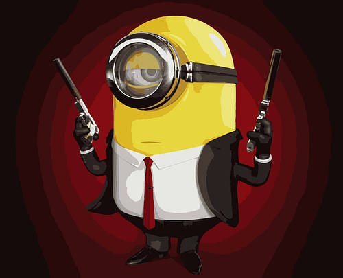 Картина за номерами «Міньон 007»