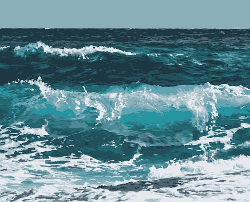 Картина за номерами «Спогади про море»